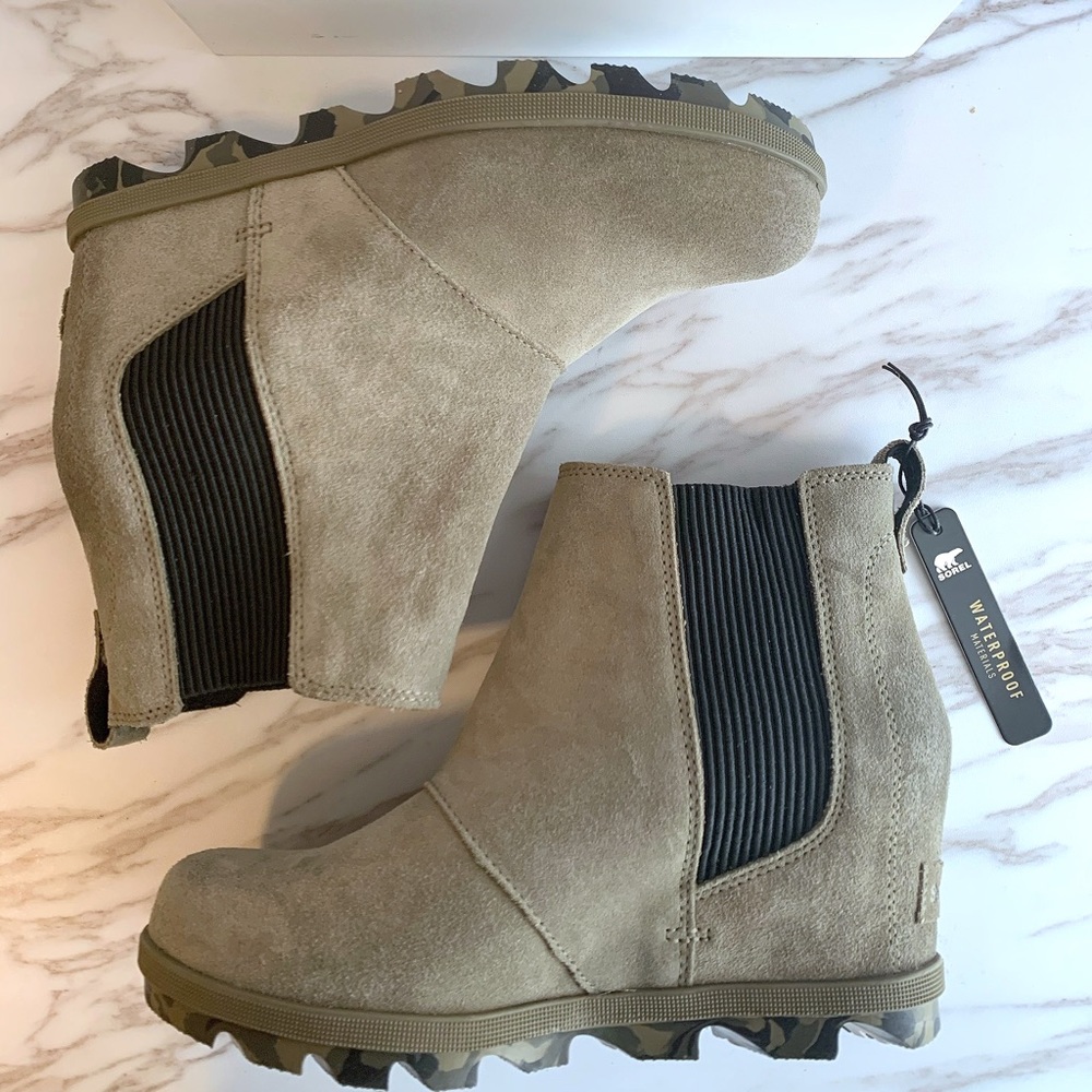 Sorel Sage Gray Joan of arctic Wedge II Chelsea - Picture 6 of 10